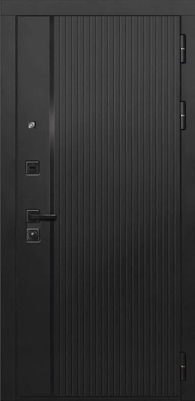 Входная дверь ДвериПРО L-45 ФЛ-256 (10мм, бетон пепельный) DPRO196470 внешняя сторона