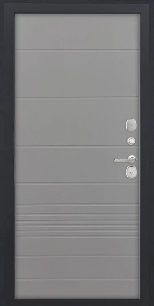 Входная дверь ДвериПРО L-Термо серебро ФЛ-700 (10мм, ясень грей) DPRO195484 внутренняя сторона