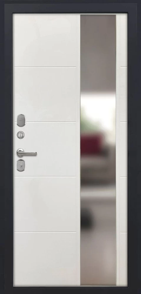 Входная дверь ДвериПРО L-45 ФЛЗ-649 капучино (зеркало) DPRO195745 внутренняя сторона