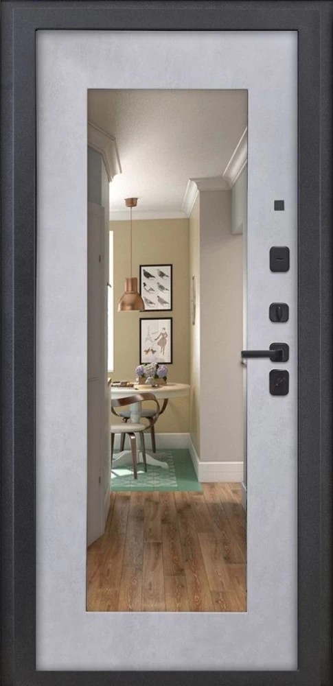 Входная дверь ДвериПРО L-3b ФЛЗ-603 Бетон снежный DPRO196699 внутренняя сторона