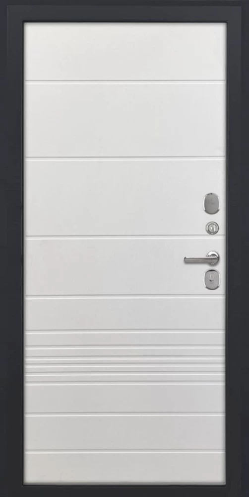 Входная дверь ДвериПРО Модель L-49 ФЛ-700 (10мм, ясень белый) DPRO195464 внутренняя сторона