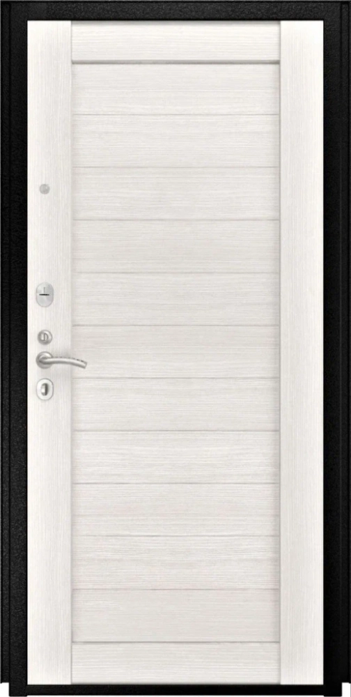 Входная дверь ДвериПРО Берген СБ-3 листв. бел. (21 беленый дуб) DPRO198380 внутренняя сторона