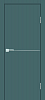 Межкомнатная дверь P-19 AL молдинг Графит матовый